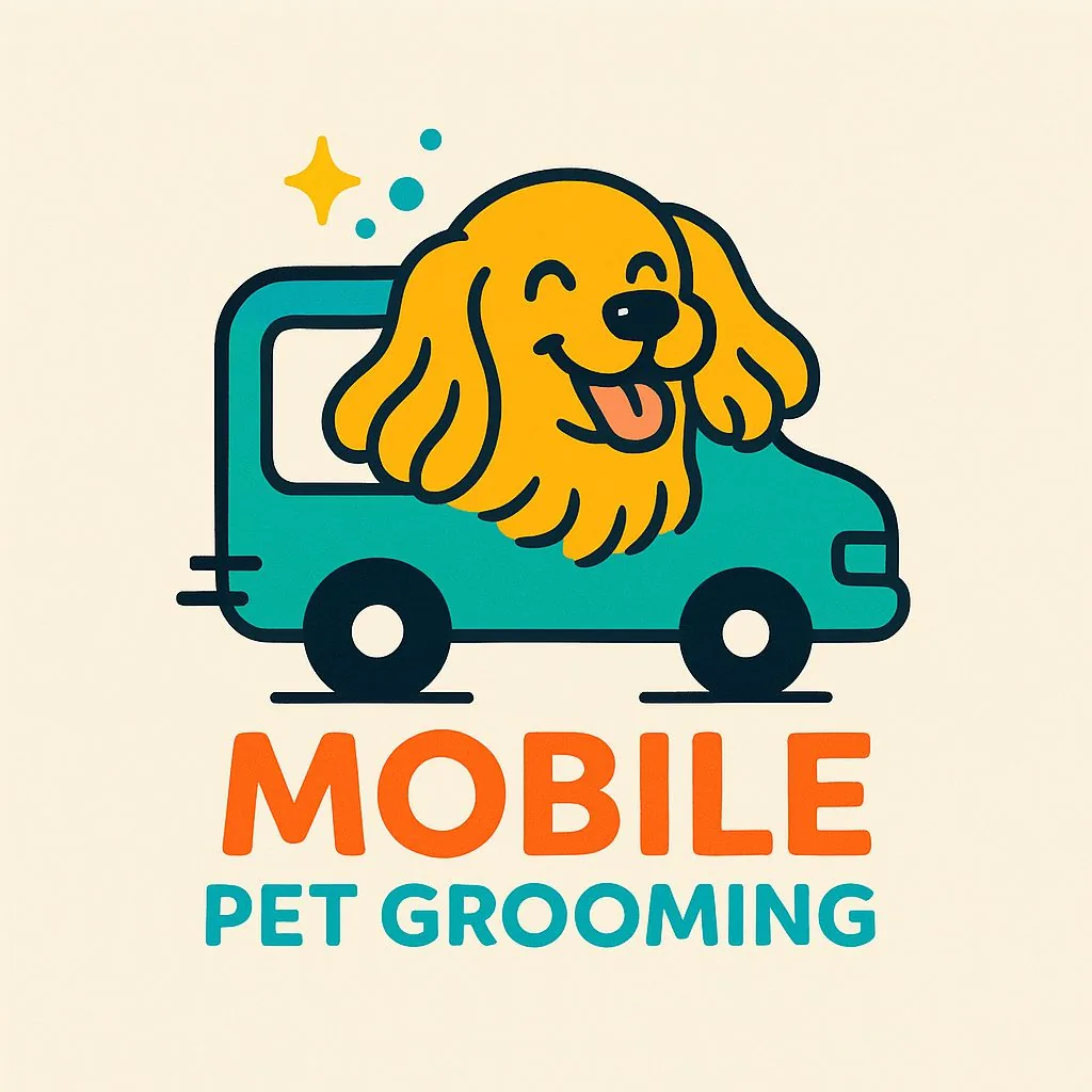 Mobile Pet Grooming sample business logo